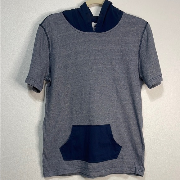 First Wave Other - First Wave Navy Short Sleeve Hoodie Tee Size 18/20 EUC